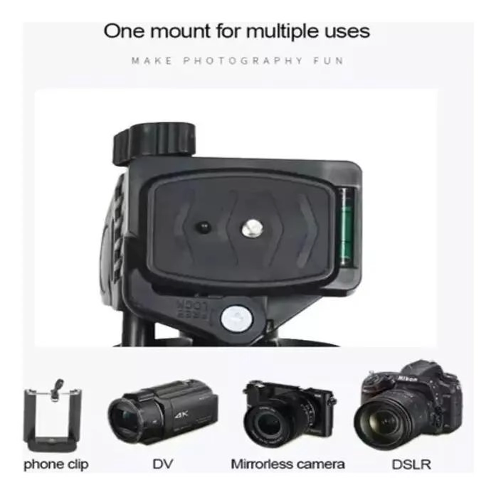 TRIPODE AJUSTABLE PARA CAMARA Y SMARTPHONE CON BOLSA DE TRANSPORTE - 5