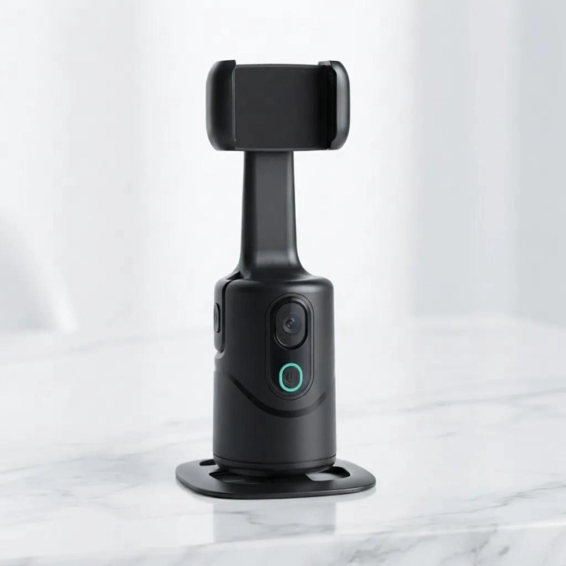 SOPORTE INTELIGENTE CON SEGUIMIENTO FACIAL 360° PARA CELULARES - 7