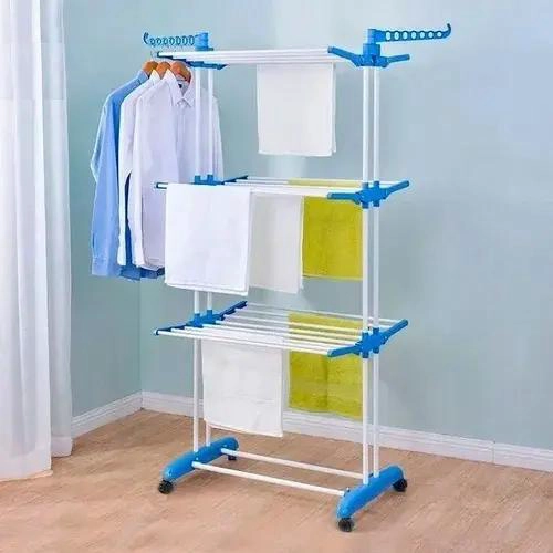 TENDEDERO COLGADOR PLEGABLE PARA ROPA BLANCO DE ALTA CALIDAD - 5