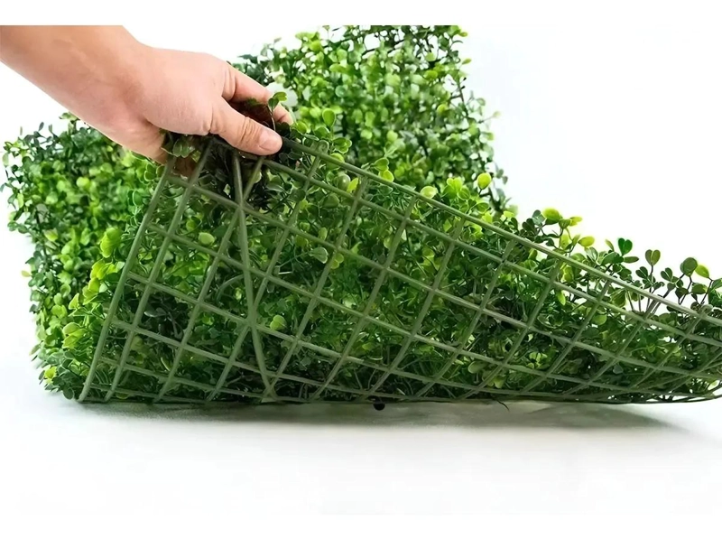 SET DE 10 PANELES DE FOLLAJE ARTIFICIAL PARA MURO VERDE 60X40 CM - 1