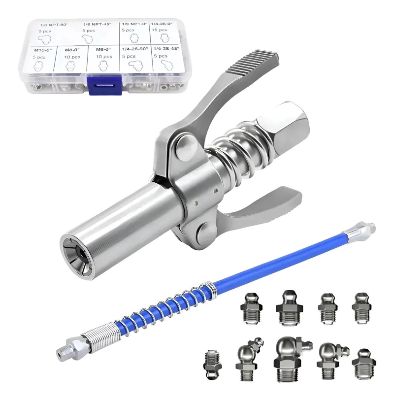 KIT DE ENGRASADOR NEUMATICO CON MANGUERA Y ACCESORIOS - 1