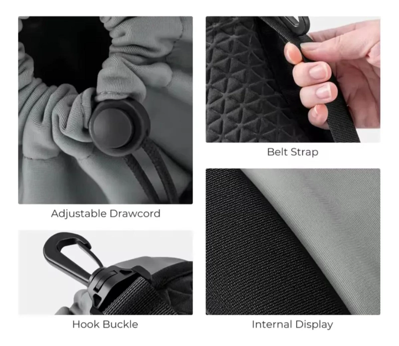 ESTUCHE PROTECTOR PARA LENTES TAMAÑO GRANDE CON CIERRE RAPIDO - 3