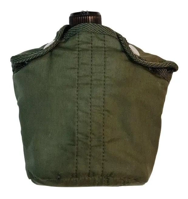 CANTIMPLORA DE ALUMINIO CON FUNDA VERDE 1 LITRO - 1
