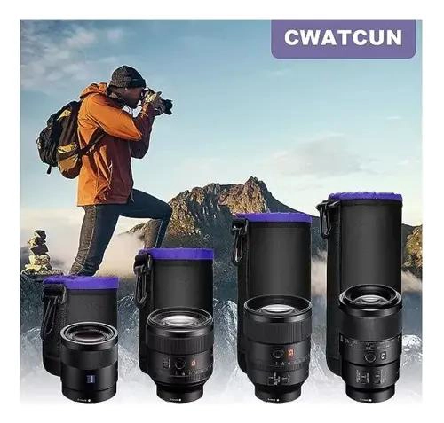 JUEGO DE ESTUCHES NEOPRENO PARA LENTES DE CAMARA - 3