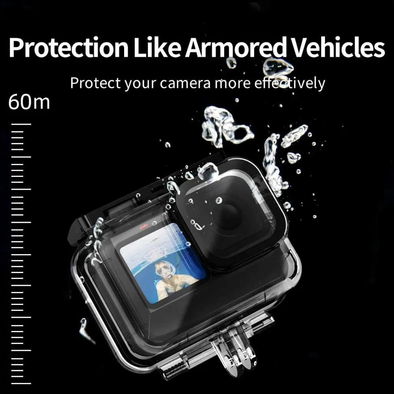 CARCASA IMPERMEABLE PARA CAMARA DE ACCION HASTA 60M - 2