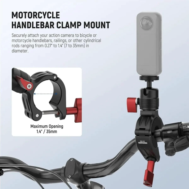 SOPORTE PARA CAMARA DE MANILLAR CON ROTACION 360° - 4