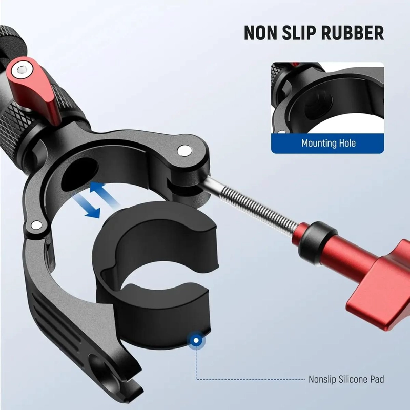 SOPORTE PARA CAMARA DE MANILLAR CON ROTACION 360° - 6