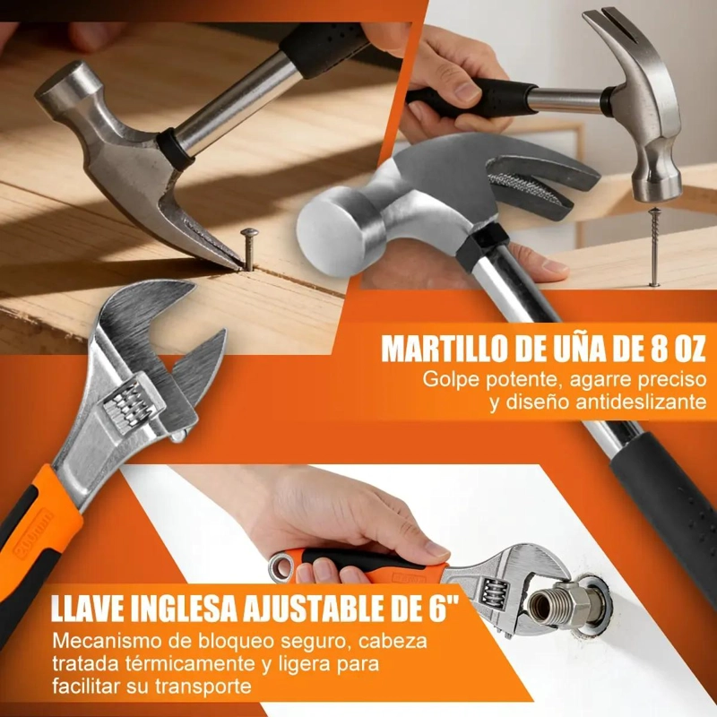 KIT DE HERRAMIENTAS MANUALES CON MALETIN - 4
