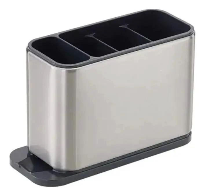 ESCURRIDOR ORGANIZADOR DE CUBIERTOS DE ACERO INOXIDABLE - 1