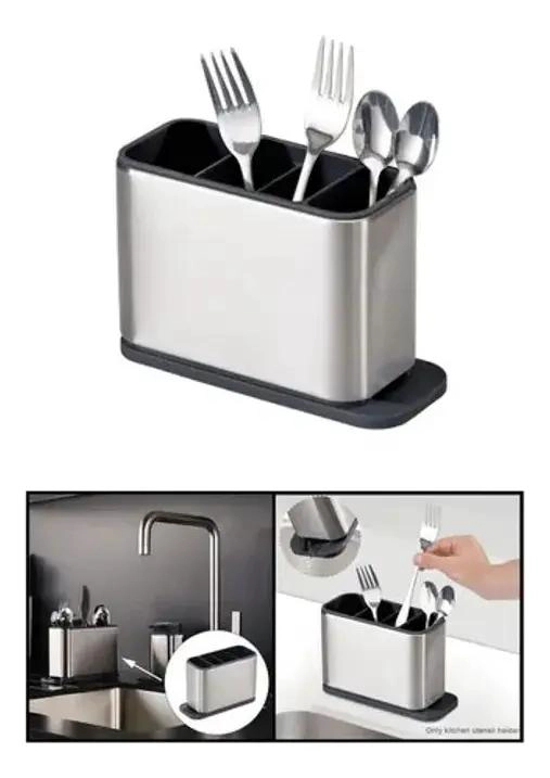 ESCURRIDOR ORGANIZADOR DE CUBIERTOS DE ACERO INOXIDABLE - 2