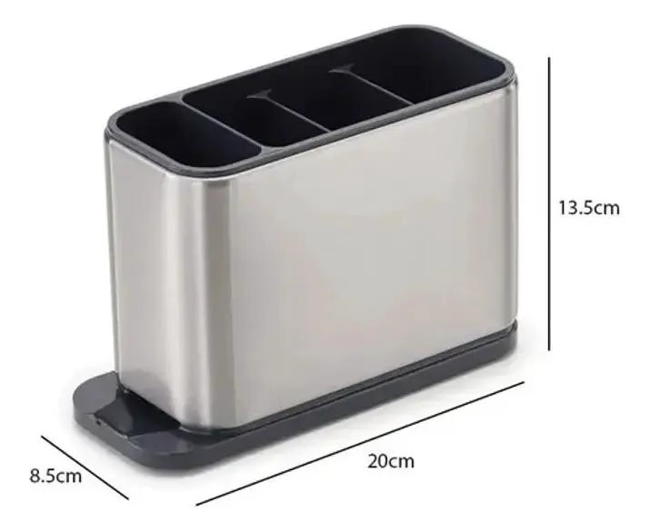 ESCURRIDOR ORGANIZADOR DE CUBIERTOS DE ACERO INOXIDABLE - 5