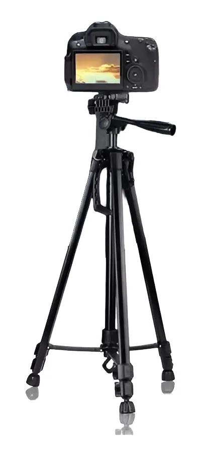TRIPODE PROFESIONAL PARA CAMARA Y CELULAR DE 65 A 144 CM - 1