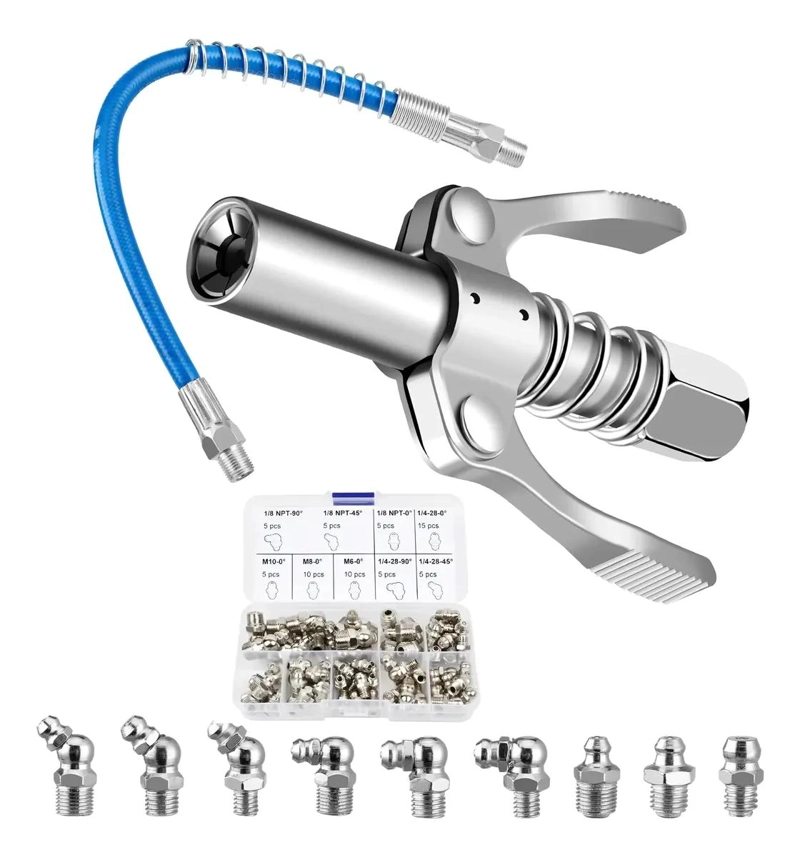 KIT DE ENGRASADOR NEUMATICO CON MANGUERA Y ACCESORIOS - 1