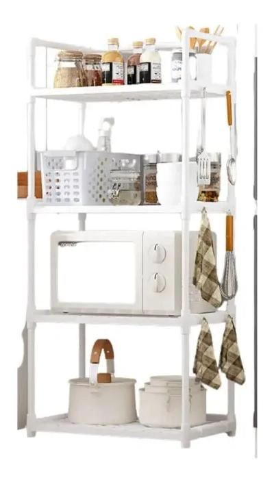 RACK ORGANIZADOR DE COCINA MULTIFUNCIONAL CON 4 REPISAS - 1