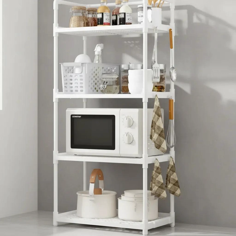 RACK ORGANIZADOR DE COCINA MULTIFUNCIONAL CON 4 REPISAS - 6