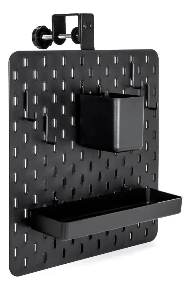 ORGANIZADOR MULTIFUNCIONAL DE ESCRITORIO CON PRENSA AJUSTABLE - 1