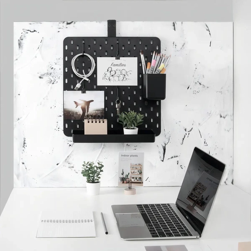 ORGANIZADOR MULTIFUNCIONAL DE ESCRITORIO CON PRENSA AJUSTABLE - 3