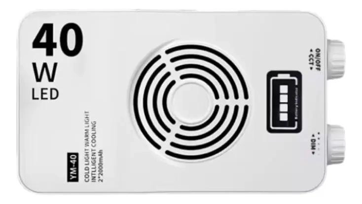 LUZ LED PORTATIL 40W RECARGABLE CON BRILLO REGULABLE Y 3 MODOS - 10