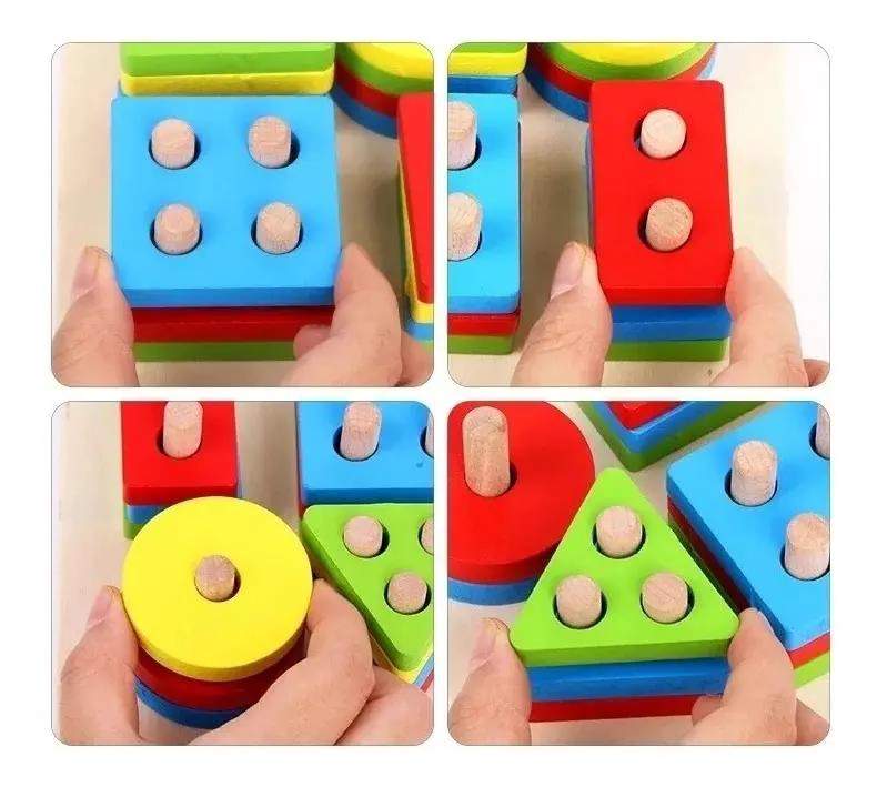 SET DE 8 JUGUETES DIDACTICOS DE MADERA PARA ESTIMULACION INFANTIL - 4