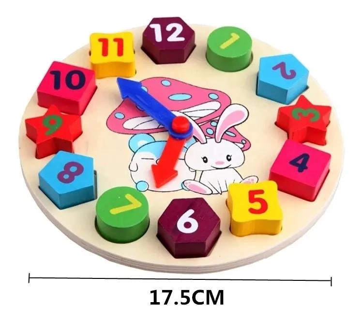 JUGUETE DIDACTICO DE MADERA PARA ESTIMULACION INFANTIL 9 PIEZAS - 4