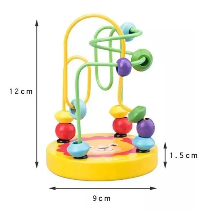 JUGUETES DIDACTICOS DE MADERA PARA APRENDIZAJE INFANTIL - 8