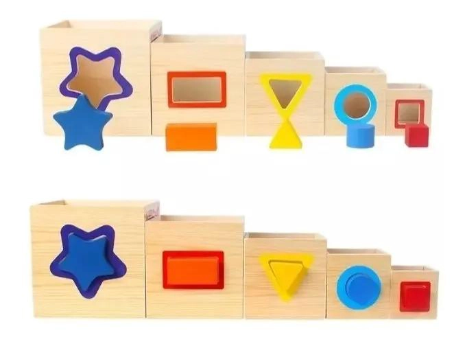 PACK DIDACTICO DE JUGUETES DE MADERA PARA NIÑOS - 10