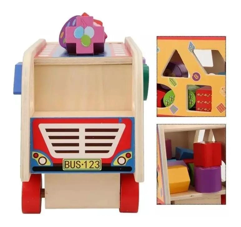 PACK DIDACTICO DE JUGUETES DE MADERA PARA NIÑOS - 7