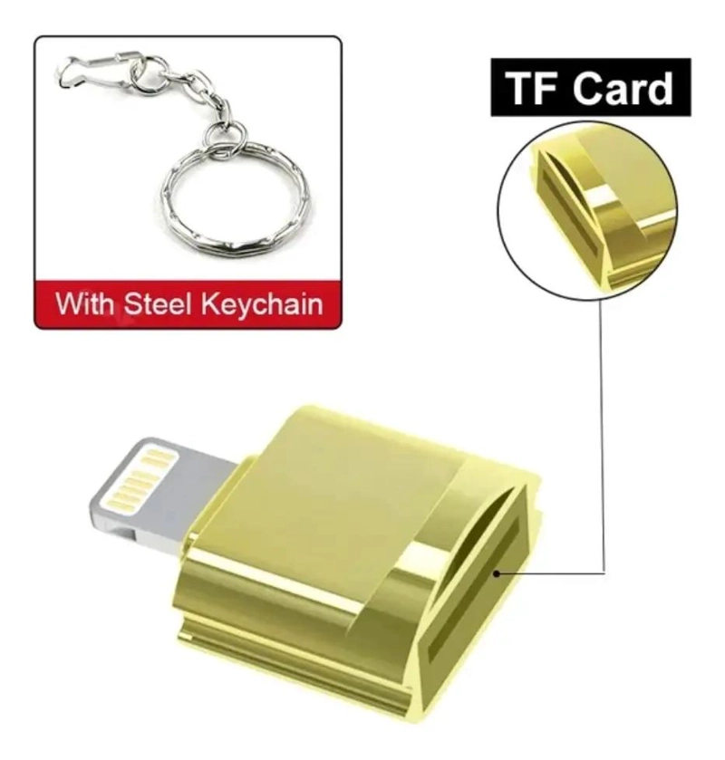 LECTOR DE TARJETA DE MEMORIA MICRO USB Y LIGHTNING PARA DISPOSITIVOS - 2