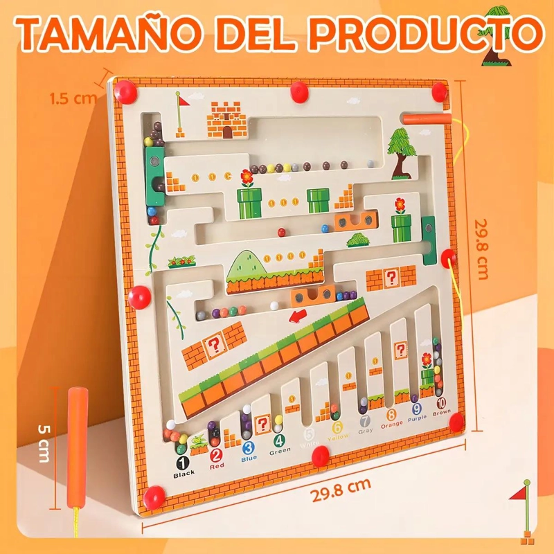LABERINTO DIDACTICO MAGNE TICO PARA NIÑOS DE 3 AÑOS - 9