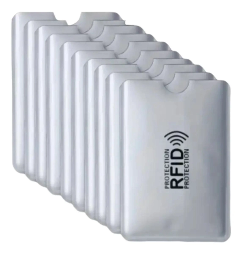 FUNDA PROTECTORA PARA TARJETAS CON DISEÑO ANTIRROBO - 1