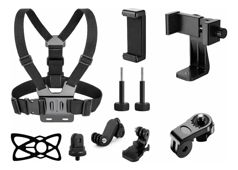 CHALECO SOPORTE AJUSTABLE PARA GRABACION DE CELULAR - 1