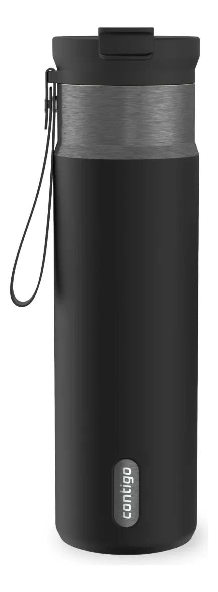 BOTELLA TE RMICA DE 710ML CON TAPA DUAL SIP Y CORREA - 1