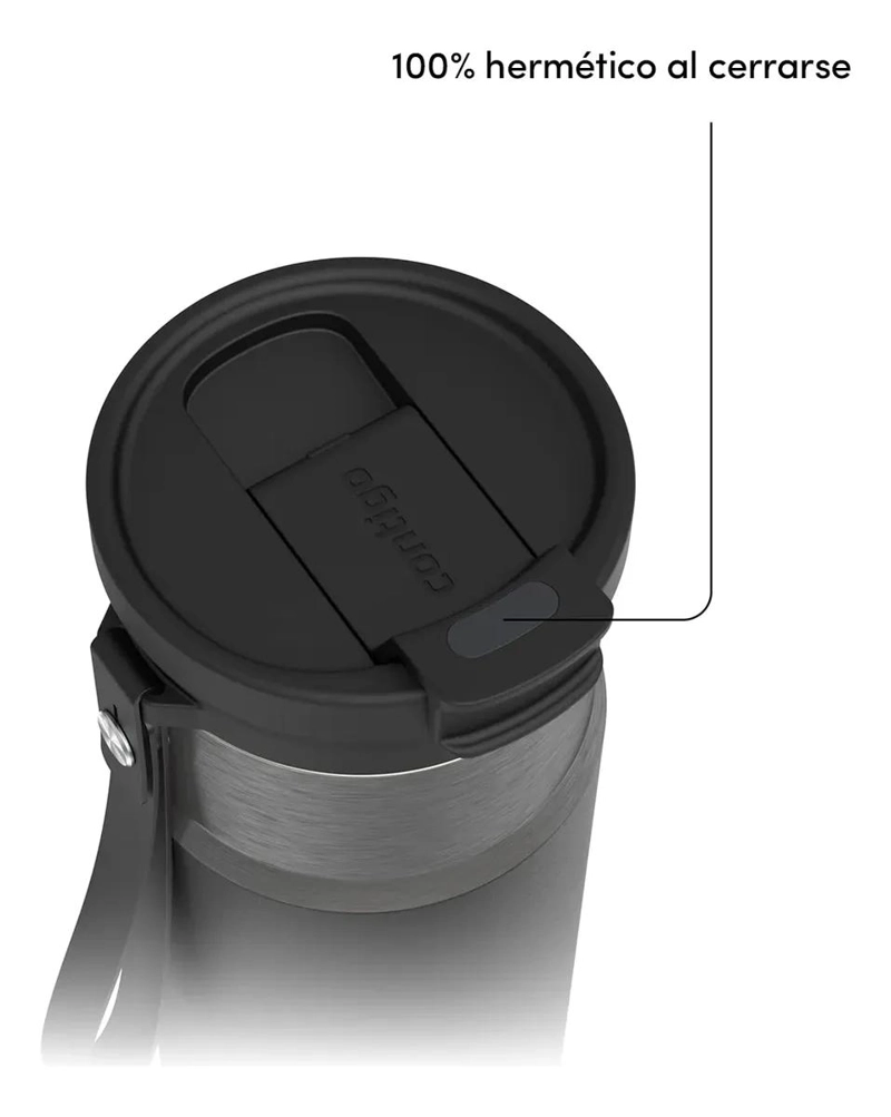 BOTELLA TE RMICA DE 710ML CON TAPA DUAL SIP Y CORREA - 4