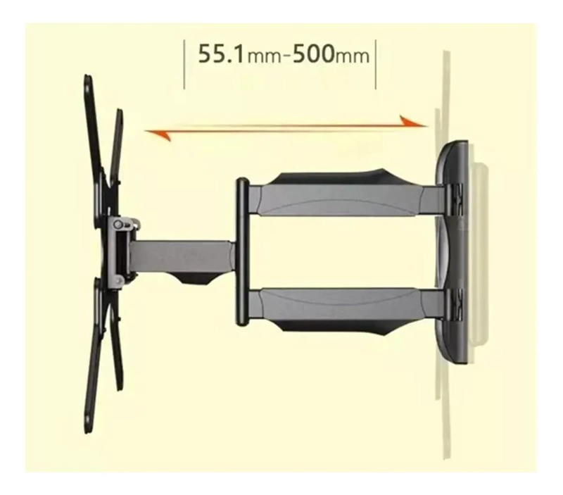 BASE GIRATORIA PLEGABLE PARA TELEVISORES DE 32 A 55 PULGADAS - 5