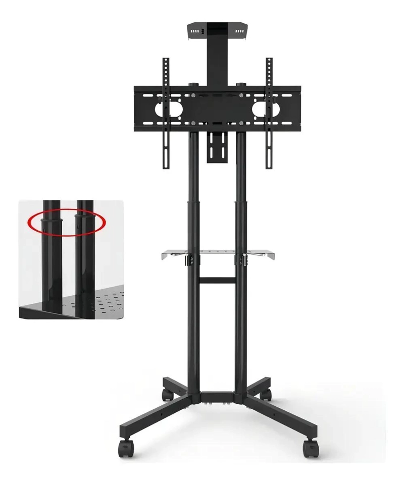 SOPORTE DE TV MOVIL CON RUEDAS PARA PANTALLAS DE 32 A 65 PULGADAS - 6