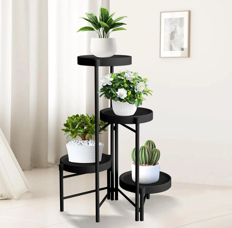 SOPORTE ORGANIZADOR DE PLANTAS DESMONTABLE DE METAL - 8