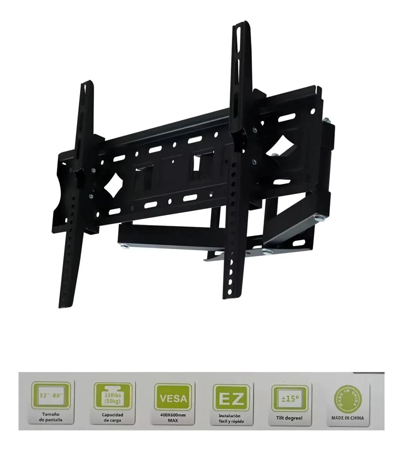 SOPORTE PLEGABLE TELESCOPICO PARA TELEVISORES DE 32 A 80 PULGADAS - 7
