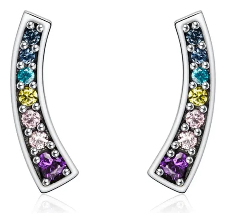 AROS ARCOS COLORIDOS EN PLATA FINA 925 - 2