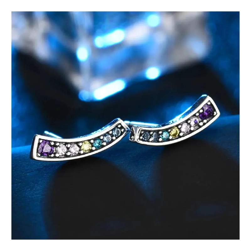 AROS ARCOS COLORIDOS EN PLATA FINA 925 - 4