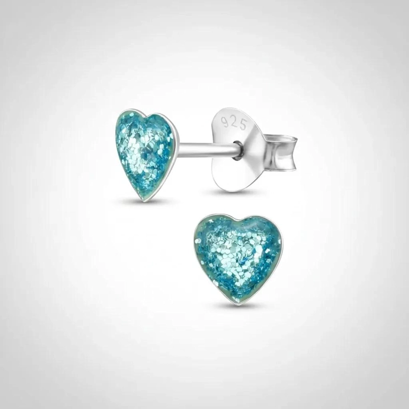 AROS DE PLATA ESTERLINA CON CORTE DIAMANTE Y CRISTAL ARCOIRIS - 1