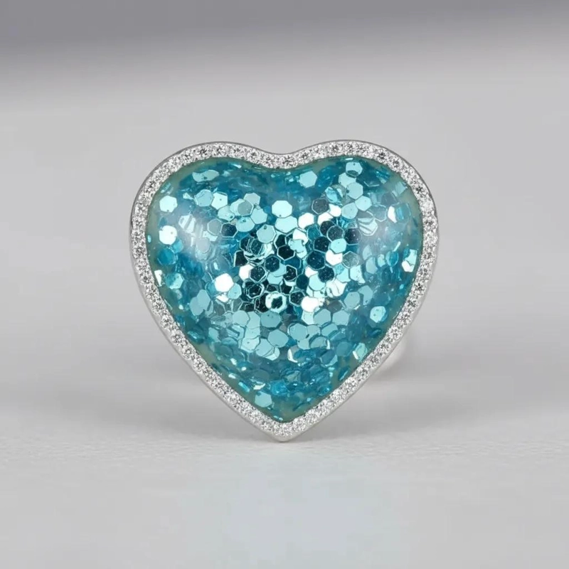 AROS DE PLATA ESTERLINA CON CORTE DIAMANTE Y CRISTAL ARCOIRIS - 5