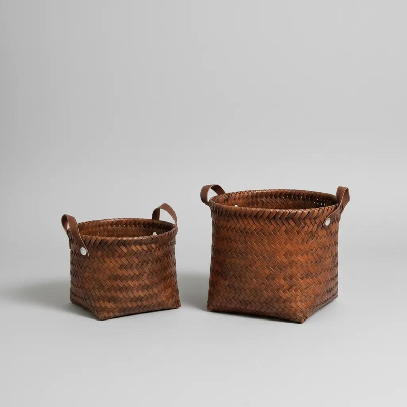 SET DE 2 CANASTOS ORGANIZADORES PARA EL HOGAR - 2