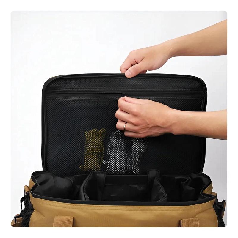 CANASTO PLEGABLE IMPERMEABLE PARA CAMPING Y PICNIC - 1