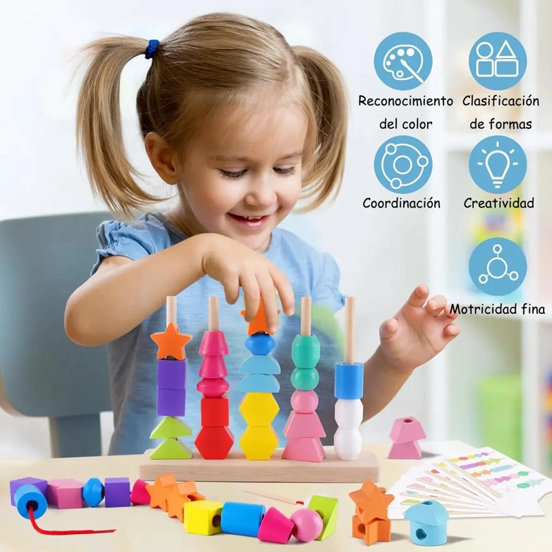 SET DE JUGUETES EDUCATIVOS DE GEOMETRIA PARA NIÑOS - 5