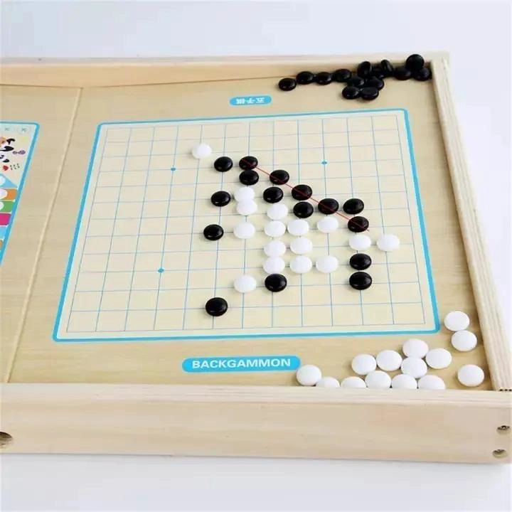 JUEGO DE MESA MULTIFUNCIONAL 3 EN 1 FUTBOL LUDO AJEDREZ - 5