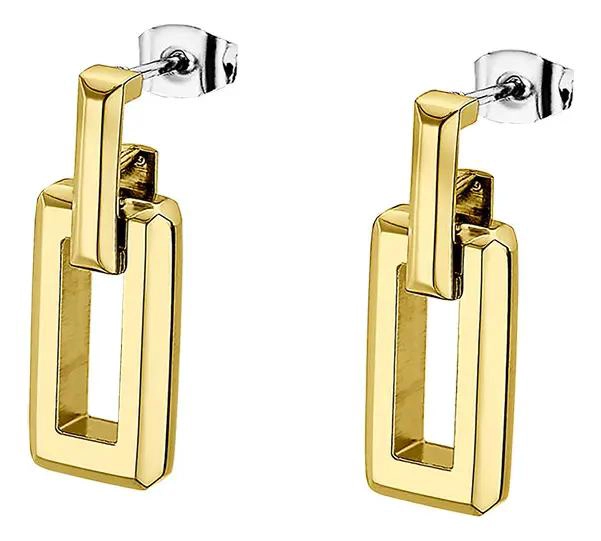 AROS DE ACERO INOXIDABLE 316L PARA MUJER ESTILO URBANO - 1