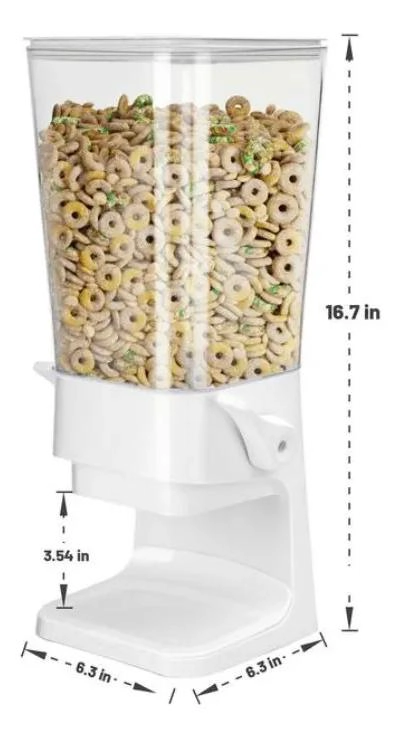 DISPENSADOR DE ALIMENTOS SECOS Y SNACKS DE 5.5 LITROS - 2