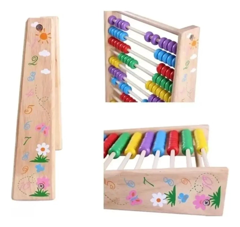 SET EDUCATIVO ABACO Y JUEGO DE PESCA PARA NIÑOS - 3