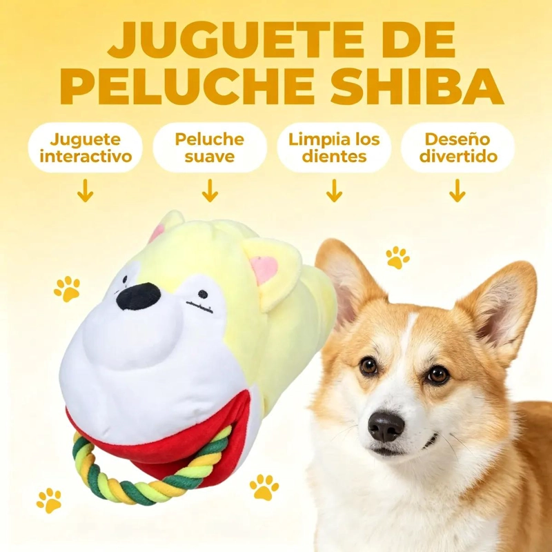 JUGUETE INTERACTIVO DE PELUCHE PARA PERROS TITERE MANO - 3