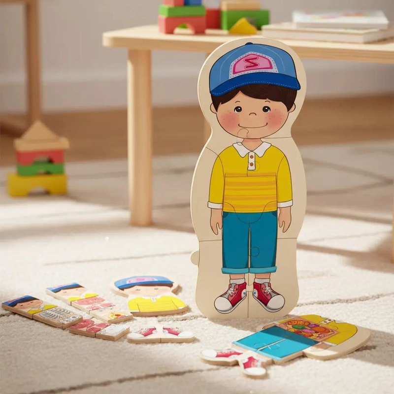 ROMPECABEZAS EDUCATIVO DEL CUERPO HUMANO PARA NIÑOS - 8